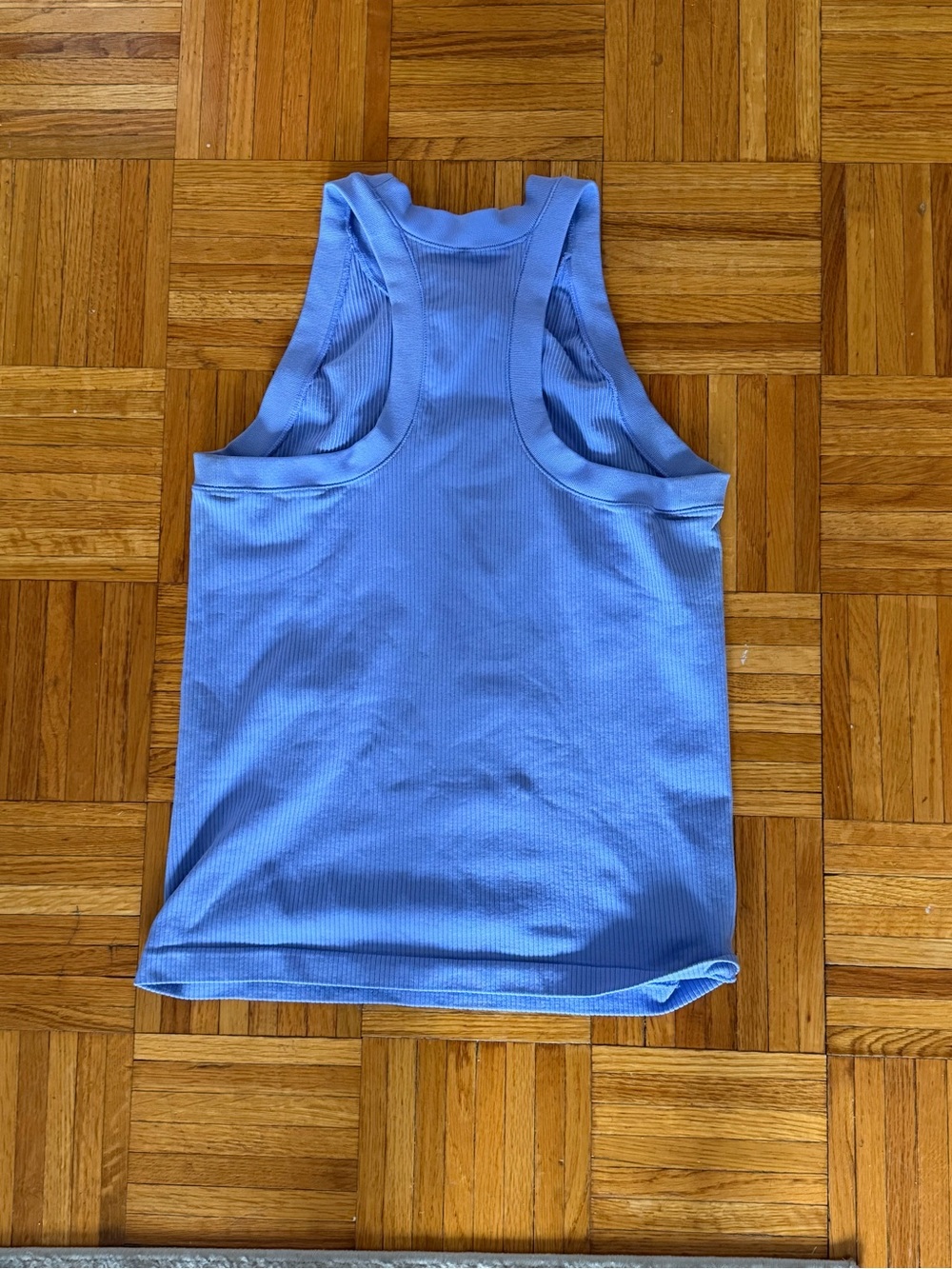 Athleta Periwinkle Ribbed Tank Top - Picture 2 of 2